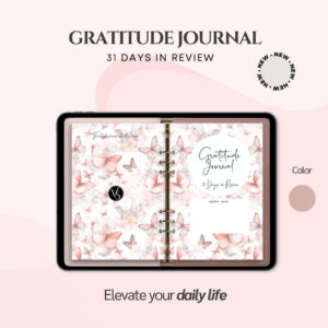 Gratitude digital journal